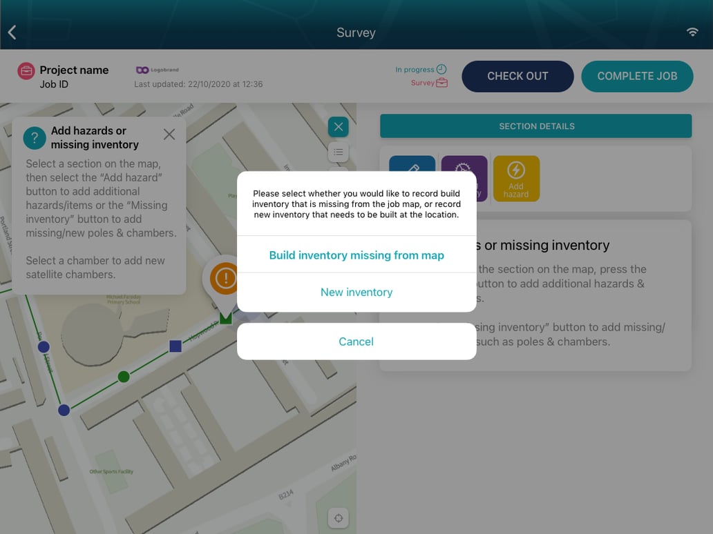 Build Module: Survey Workflow - Recording Missing Inventory
