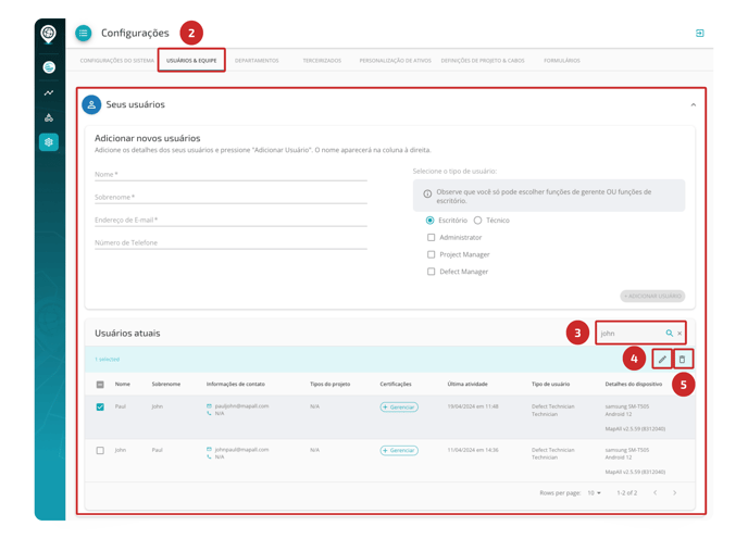 Accessing Contractor User Settings2-3