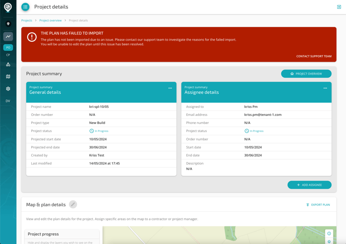 Improved Project Import Error Handling